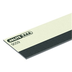 This step marker uses JALITE&#39;s AAA Rigid PVC which is backed with an strong and conformable foam adhesive. The high-contrast abrasive strip enhances both visibility and friction. This product is a popular option for high-rise buildings for it&#39;s durability and economy.