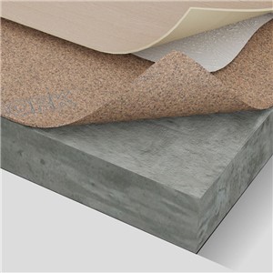 Recycled impact noise reduction underlsyment for resilient flooring products.Reduces Impact noise transmission through floors. Highly resistant to residual indentation. Compatible with common flooring adhesives. 100% Recycled and Sustainable Product. Recycled impactnoise reduction underlayment for resilient flooring products.