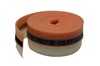 The Schluter-BEKOTEC-BRS/KF is an edge strip for poured screeds, with a polyethylene-adhesive leg.