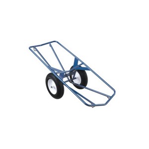 his cart has a full-sized 20 inch wide x 60 inch long bed that provides extra support for long and heavy rolls up to 1000 lbs. The tubular steel frame is reinforced with central steel plates for added durability. Four eyelets are provided for tying down the load. The large diameter 16&quot; pneumatic tubed tires are tall and wide enough to roll up curbs or across gravel. Assembled size: length 60 inches, width 20 inches, height 18 inches. Weight capacity 1,000 lbs. Cart net weight: 42 lbs.