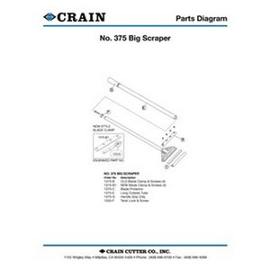 Replacement part for Crain NO 375 Big Scraper
