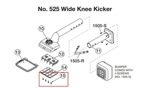 Replacement part for Crain 525 Wide Knee Kicker