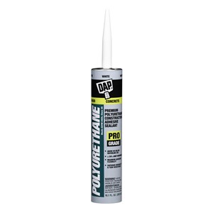 Premium one-part, moisture-curing, non-sag elastomeric commercial-grade polyurethane adhesive sealant provides a long-lasting, flexible and durable seal for exterior gaps, joints and cracks. This high performance sealant offers superior adhesion to most substrates and remains flexible to withstand up to 70% total joint movement when installed into a properly prepared joint. Can be applied above or below the waterline. Exceptional cut and tear resistance. Handles foot and vehicle traffic. Paintable. Meets or exceeds ASTM C920, Type S, Grade NS, Class 35, use T, NT, O, M, I. NSF/ANSI Standard 61. Interior/exterior use.