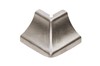 Schluter-DILEX-EHK is a stainless steel, cove-shaped profile for inside wall corners, countertop/backsplash transitions, and floor/wall transitions in applications where limited movement is expected. Eliminates the need for caulking and is ideal for tiled environments with high sanitary requirements, such as commercial kitchens, bathrooms, and food processing plants. Features a 23/32&quot;(18.5 mm)-wide radius to prevent water penetration and dirt accumulation, making cleaning simple. Designed for applications where limited movement in expected.