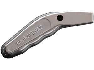 This long time popular knife has a full contoured shape for comfortable and firm gripping. The square blade holding peg eliminates blade wobble. Both blades are interchangeable in the die cast polished aluminum handle. Loosen only one screw to quickly change blades. Screw is case hardened to resist slot wear. Uses the No. 25-AB Straight Blade or the No. 26-AB Hook Blade. Blades are not supplied.