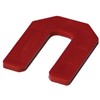Gundlach 1/4&quot; Red Horseshoe Tile Spacer (500 Box)