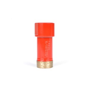 This Montolit Diamond Core Bit is made in Italy and is specifically designed for drilling glass tiles and soft ceramic tiles. Bit must be used wet and the No. AUFA-ADPTR M16 x 2 mm to 3/8&quot; Chuck Adaptor is required for use with a drill. Bit cannot be used with a hammer drill.