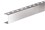 Schluter-KERDI-BOARD-ZC is a U-shaped brushed stainless steel profile with a perforated topside, and a smooth underside with anchoring leg for finishing countertops, vanities, or similar structures made with KERDI-BOARD.Features one perforated anchoring leg. Used in conjunction with RONDEC or QUADEC finishing profiles. Outside corner pieces, connectors and internal connectors are available.