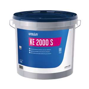 A premium adhesive, designed for the installation of vinyl and rubber floor coverings on porous and nonporous substrates. UZIN KE 2000 S has good shear strength, excellent resistance to plasticizers and is quick drying, allowing for fast installations.