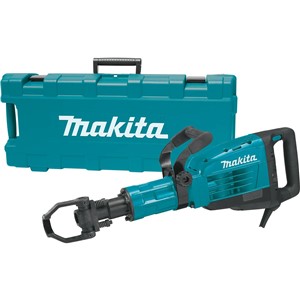 The Makita HM1307CB 35 lb. Demolition Hammer combines hard-hitting power with additional features including soft start and a variable speed control dial for improved performance. The HM1307CB accepts 1-1/8” Hex Bits, and is ideal for both horizontal and vertical demolition and breaking applications.