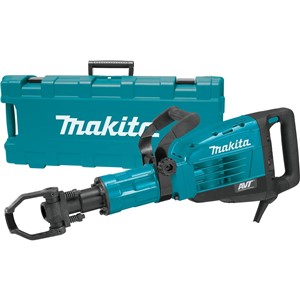 Makita’s hard-hitting HM1317CB 42 lb. Breaker Hammer is engineered for heavy chipping, demolition and breaking applications, but with less vibration for increased user comfort. The HM1317CB is equipped with Anti-Vibration Technology (AVT&#174;), an internal counterbalance system that is engineered into the tool for more effective vibration reduction. It is an ideal solution for heavy structural demolition like breaking up driveways and sidewalks, as well as for landscape and trenchwork, asphalt removal, driving ground rods, and more.