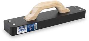 Striker XXL Tapping Block. Due to its optimized balance and ideal weight, you don’t need a hammer to use the Bullet by MARSHALLTOWN&#174; Striker XXL Tapping Block. Simply use the weight of the tool to strike tongue-and-groove planks into place at any angle. This flooring installation tool is made of high-density polyethylene and comes with a smooth hardwood handle for an easy grip. It also comes with extra length ideal for installing longer planks. This product is Made in the USA with Global Materials.