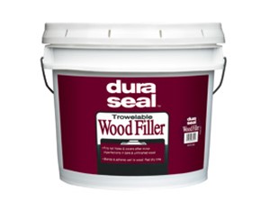 A safe, non-flammable, waterbased product for use across an entire wood floor. This product fills nail holes and covers other minor imperfections in bare and unfinished wood. It has a fast dry time, blends and adheres well to wood, sands easily and absorbs stain similarly to wood.