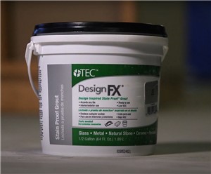 Design FX Grout is ready-to-use and accentuates the natural beauty of glass, mosaic and metal tiles in addition to ceramic, porcelain and most natural stone tile. For use in tile joints from 1⁄16&quot; to 1⁄2&quot; (1.6-12 mm) on floors and 1⁄16&quot; to 1⁄4&quot; (1.6-6 mm) on walls. Design FX grout is stain proof*, approved for interior and exterior use and is rated up to moderate commercial use. * Design FX grout is stain proof to most common household, residential stains when cleaned immediately. The prolonged exposure of any stain will increase the likelihood of permanent staining or discoloration of grout surface.