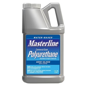 Masterline Waterbased Polyurethane Finish Gal - Gloss