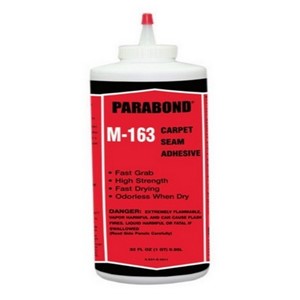M-163 is recommended for use in seaming all types of carpet in direct glue down installations, excluding PVC vinyl backs. M-163 should also be used for double stick applications and installations to be stretched in over pad.