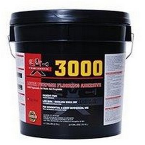 Powerhold 3000 Multi-Purpose Adhesive is a quick grabbing adhesive designed for installing carpet in a direct glue down or double glue down application and installing fibrous felt back sheet flooring. It is recommended for the installation of the following carpet backings: Action-Bac, Sponge-Rubber, Latex Unitary, High Density Foam, Latex Foam, and the majority of carpet backings found in the market place today. It is not recommended for vinyl-backed carpet, cushion backed vinyl, unitary backed carpet, outdoor applications or where excessive moisture or hydrostatic pressure is present.