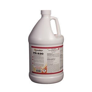 PR-930 is a finish remover specifically designed to remove topically applied flooring finishes from resilient flooring products that are sensitive to alkalinity, such as rubber flooring and crumb/recycled rubber flooring. PR-930 allows for the removal of these finishes without causing damage to pH sensitive flooring products.