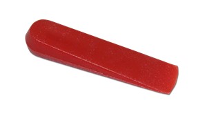RUBI wedges for tiling are manufactured with quality base material and are completely free from impurities and imperfections. RUBI wedges for tiling let you align the slopes and curvatures that can appear with ceramic tiles during tiling jobs. Owing to their bright red color, RUBI wedges for tiling are easy to locate, for both fitting and removing them. RUBI wedges for tiling are 1-1/4 in. long, allowing for easy setting and removal.