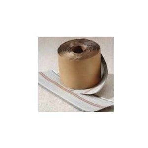 This tape eliminates sticking to the pad but cannot be overlapped. Works on all common backings. 4-1/2&quot; paper with reinforcing 4&quot; scrim and silicone backing.