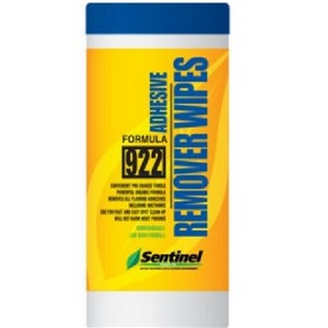 922 Urethane Adhesive Remover comes in ready-to-use, presoaked wipes that are easy and convenient. Quickly remove fresh, uncured, or cured urethane adhesives or clean tools after new hardwood floors installations.