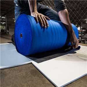 Keep your jobsite floors and counters safe from damage and debris! Neo Shield is the ultimate reusable surface protector for the professional mover. It rolls out flat and clings to floors and steps with a non-adhesive, slip resistant backing. Use Neo Shield to place tools and other items on in order to keep them clean and your floors protected.