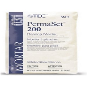 PermaSet 200 is a dry Setmortar for Seting ceramic tile to interior and exterior concrete floors.