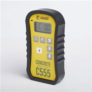 The C555 Concrete Moisture Meter provides fast, non-destructive preliminary moisture measurements on smooth, firm concrete to help pinpoint problem areas and determine where to place Rapid RH L6 Smart Sensors. With its built-in ambient sensors and included On-Demand Calibrator, the C555 comes with everything you need to perform the test as outlined in ASTM F2659.
