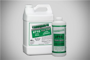 Use this extremely fast-drying, natural adhesive for applying seaming tapes, joining padding, reinforcing seams, sealing raw edges, securing binding, patching carpet, replacing damaged nap and reinforcing weak backings. This white, easy to spread latex dries to a clear amber color. Excellent water resistance.