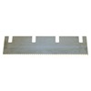 Serrated blade for Duro floor stripper. Used for removing flooring with flet or fleece backing. The serrated edges create a sawing action which helps with difficult to remove flooring.