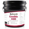 CoveStix 4400 is lighter and easier to handle and spread than conventional heavy cove base adhesives. A 4 gallon pail of CoveStix 4400 weighs approximately 28 lbs compared to other cove base adhesives that can weigh over 40lbs. CoveStix 4400 is recommended for installing difficult to bond vinyl (PVC), rubber and specialty cove base on clean, dry interior walls. CoveStix 4400 has the high grab and wet strength to keep corners tight and to hold cove base firmly to the wall until it dries.